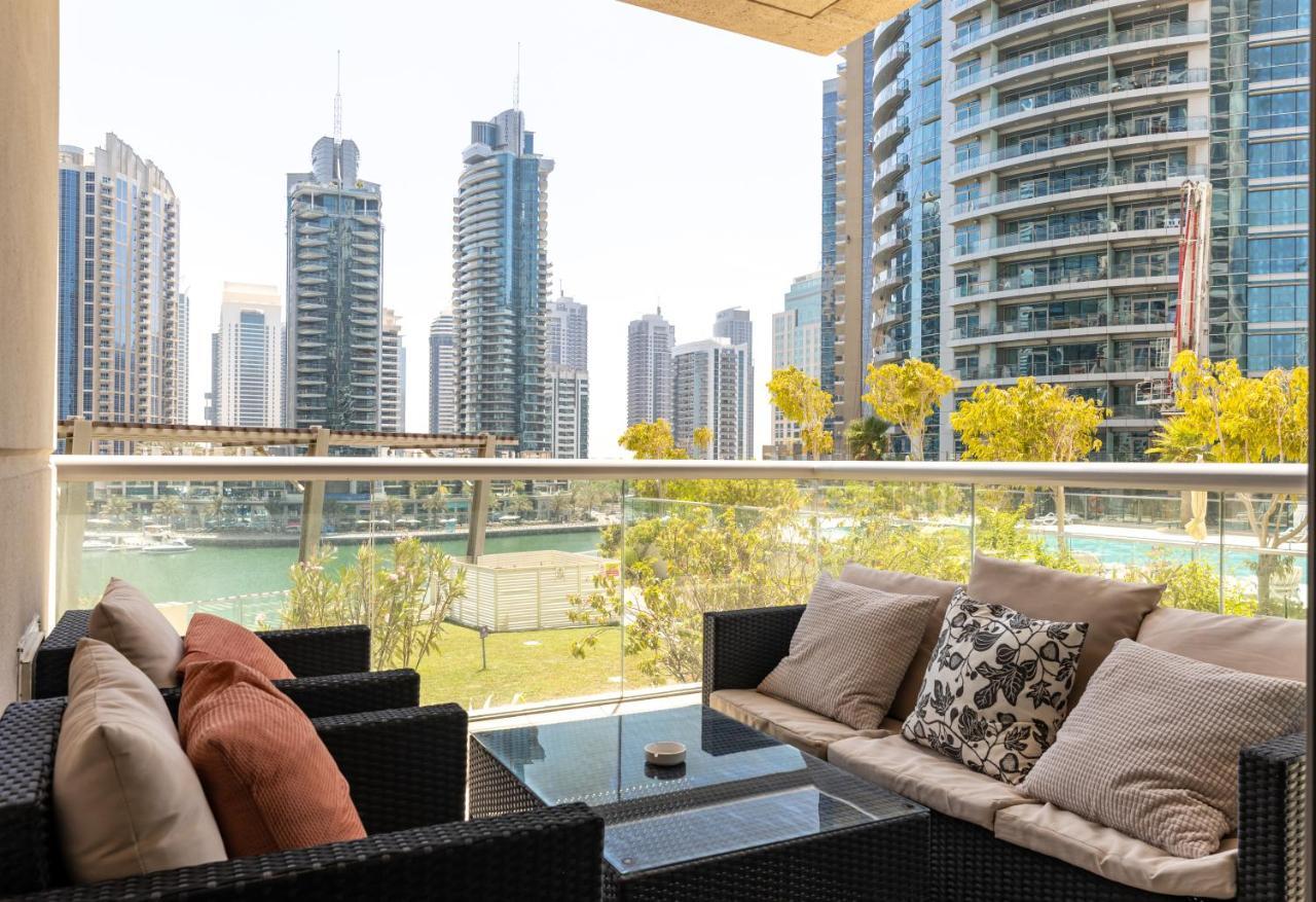 Dubai Marina, Two Bedrooms Apartment With Full Marina View 외부 사진